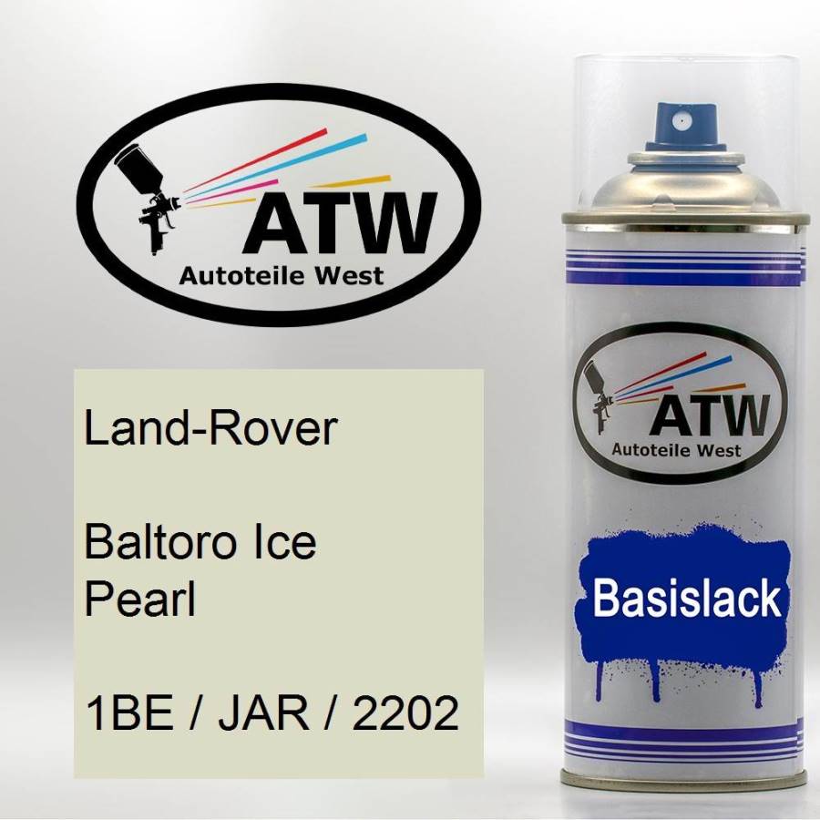 Land-Rover, Baltoro Ice Pearl, 1BE / JAR / 2202: 400ml Sprühdose, von ATW Autoteile West.